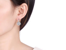 Silver earrings