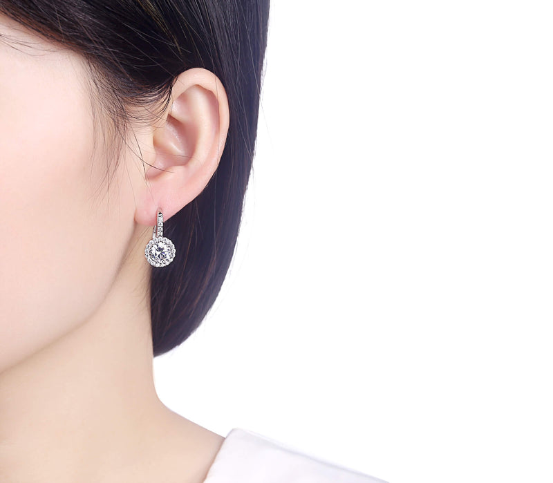 Silver earrings