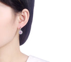 Silver earrings