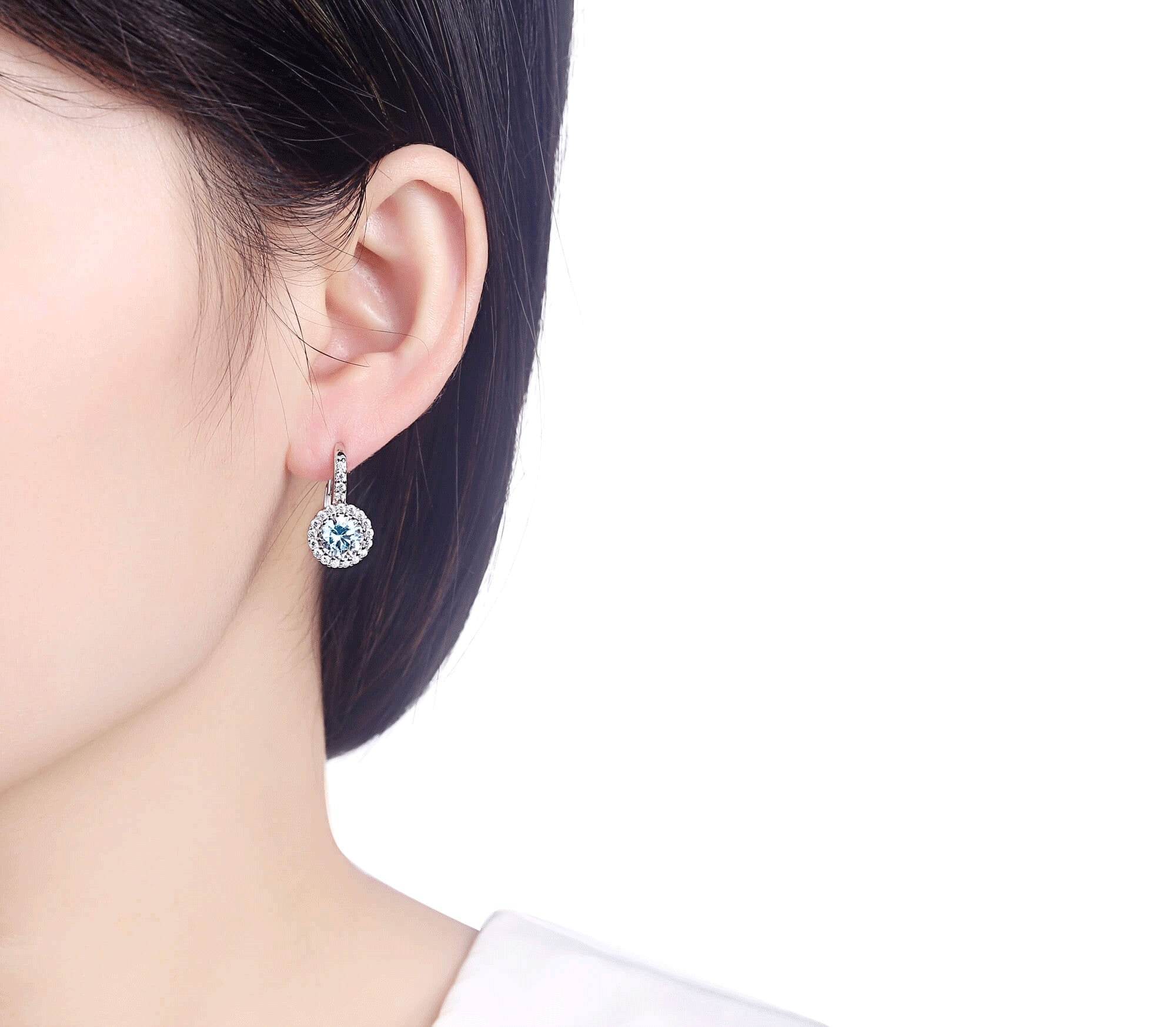 Silver earrings
