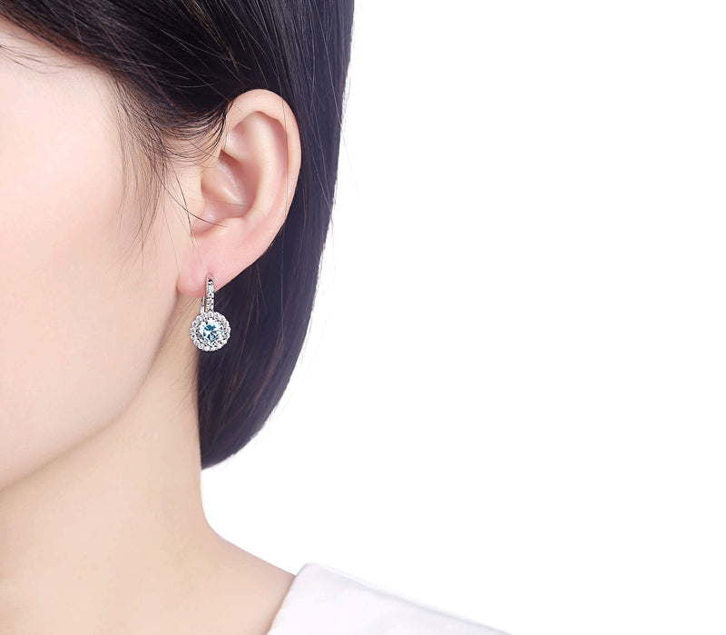 Silver earrings