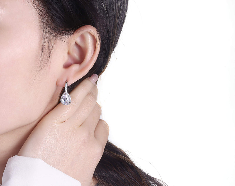 Silver earrings