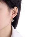 Silver earrings