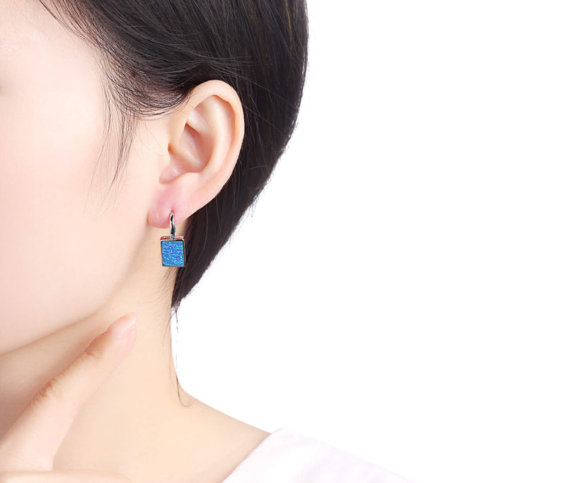 Silver earrings