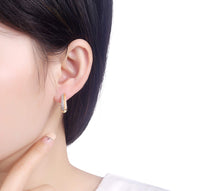 Silver earrings