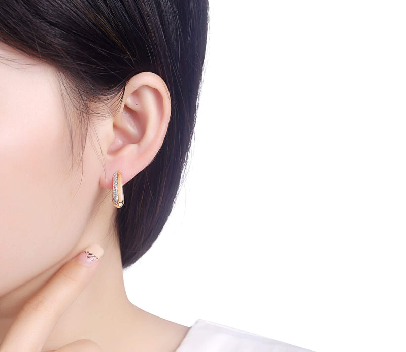 Silver earrings