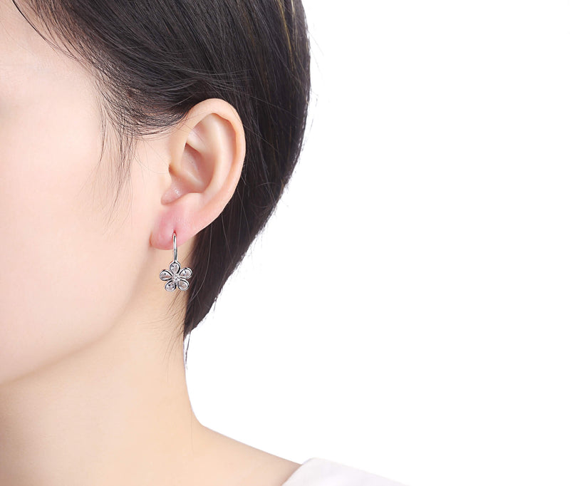 Silver earrings