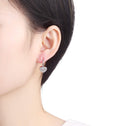 Silver earrings