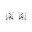 Gold screw earrings