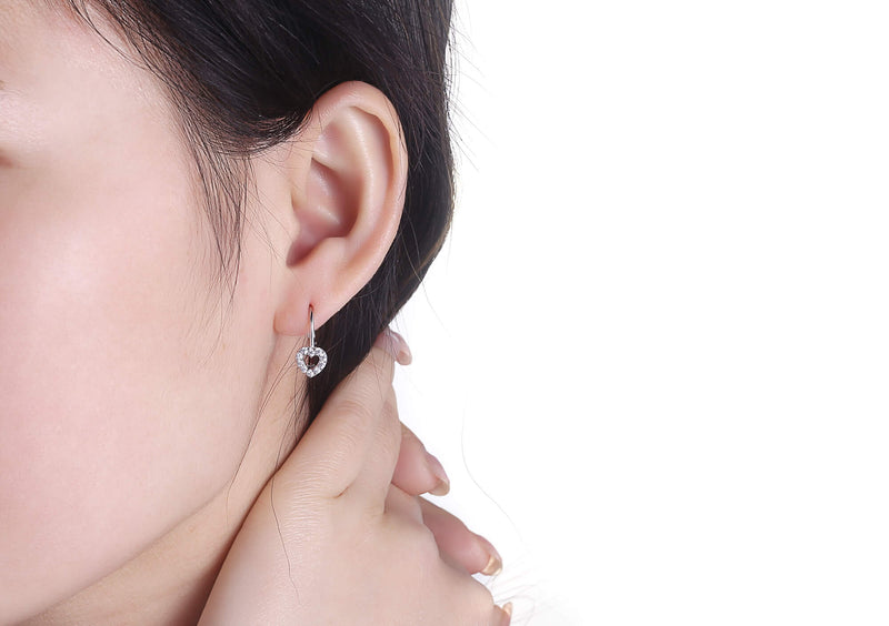 Silver earrings