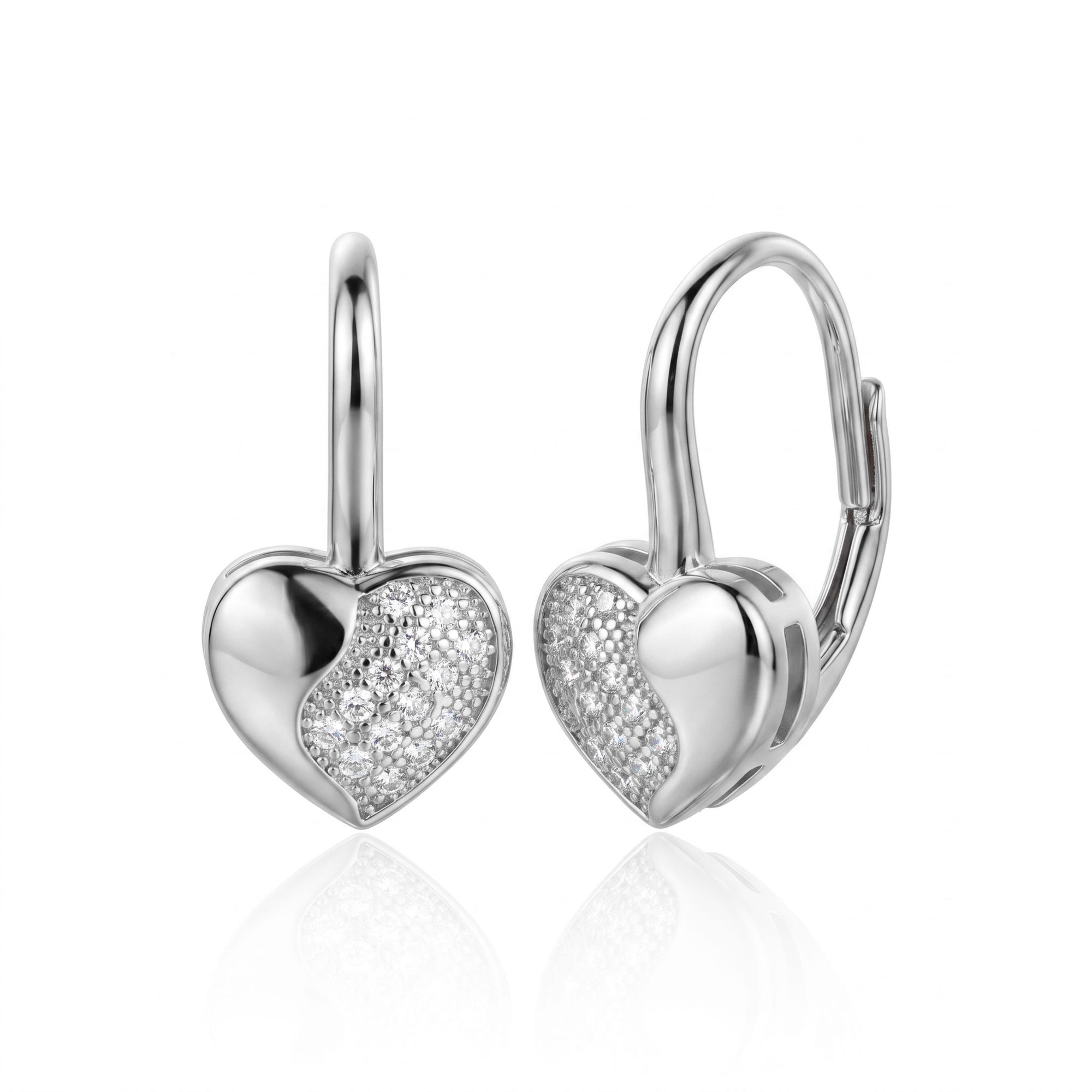 Silver earrings