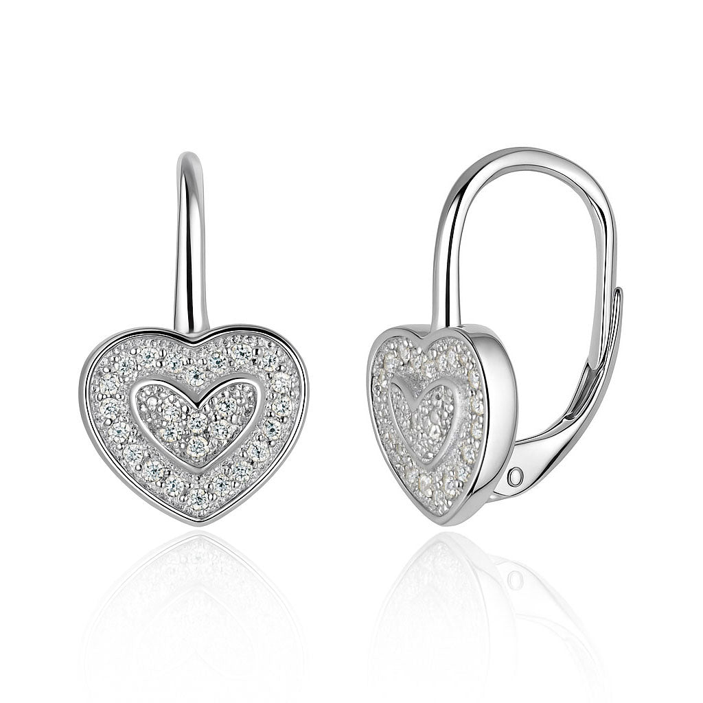 Silver earrings