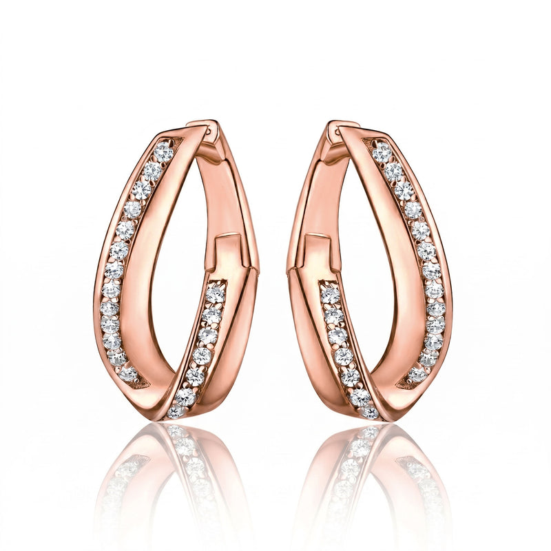 Silver earrings