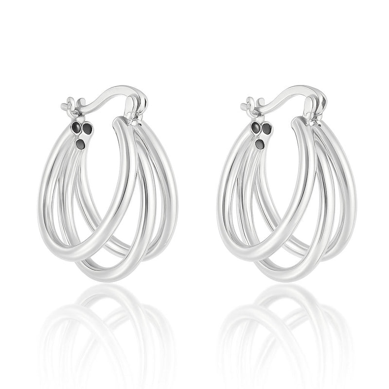 Silver earrings