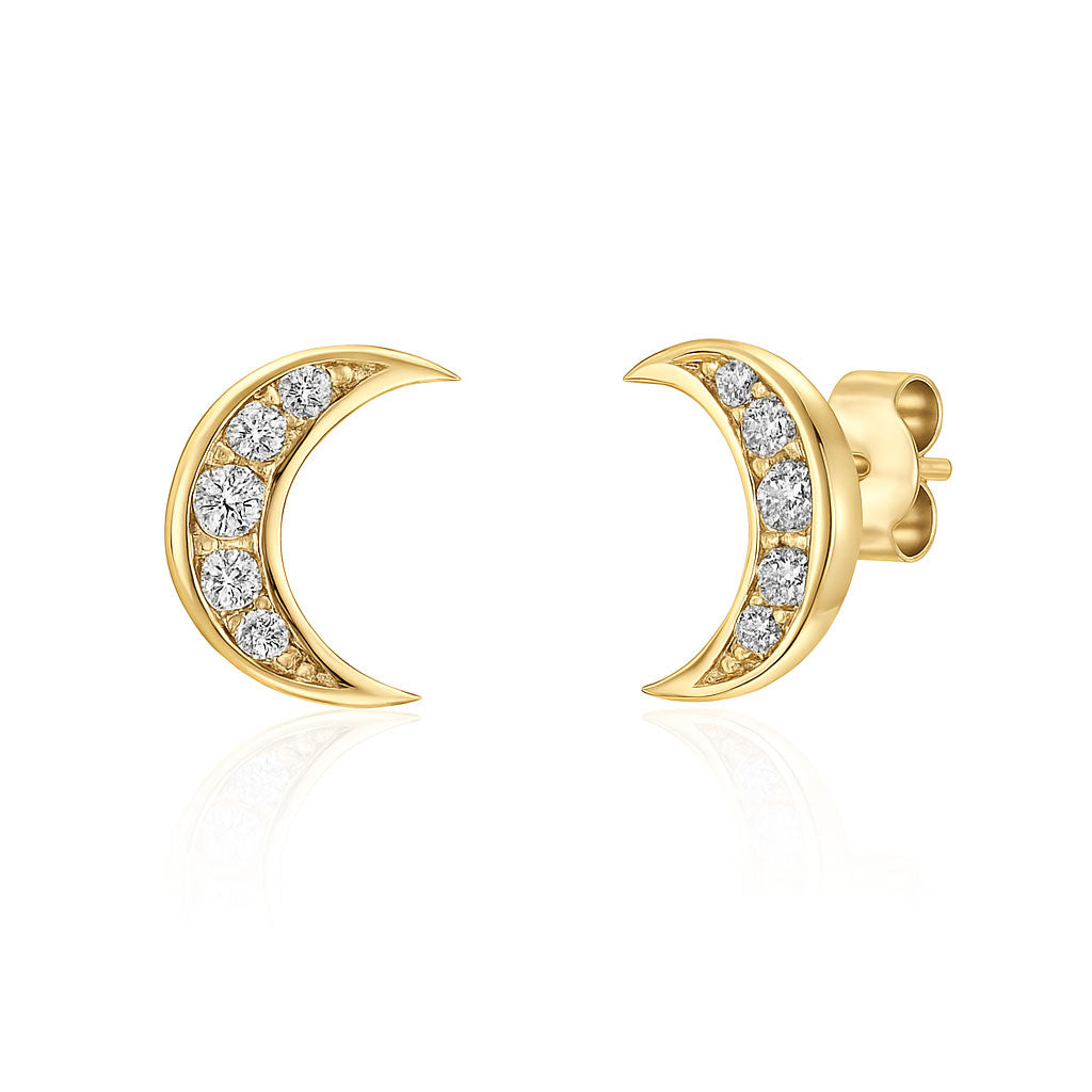 Gold earrings