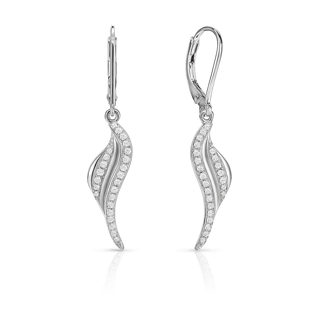 Silver earrings