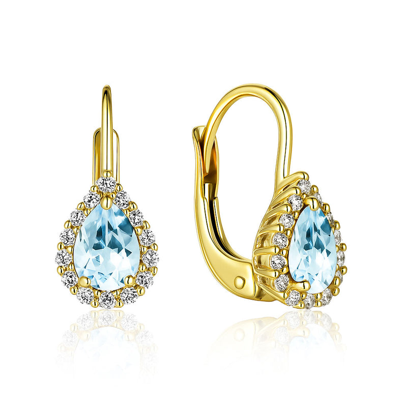 Gold earrings