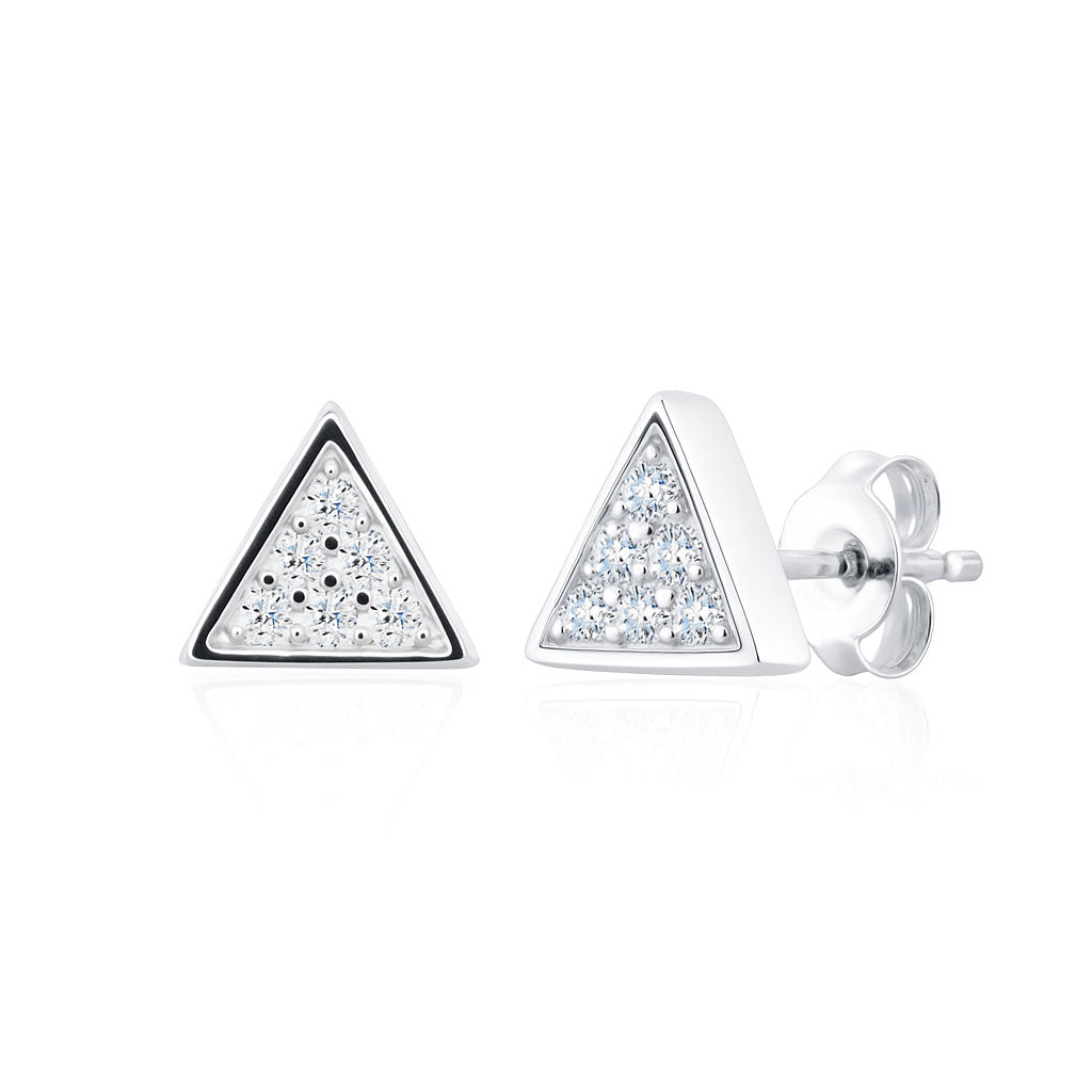 Silver earrings