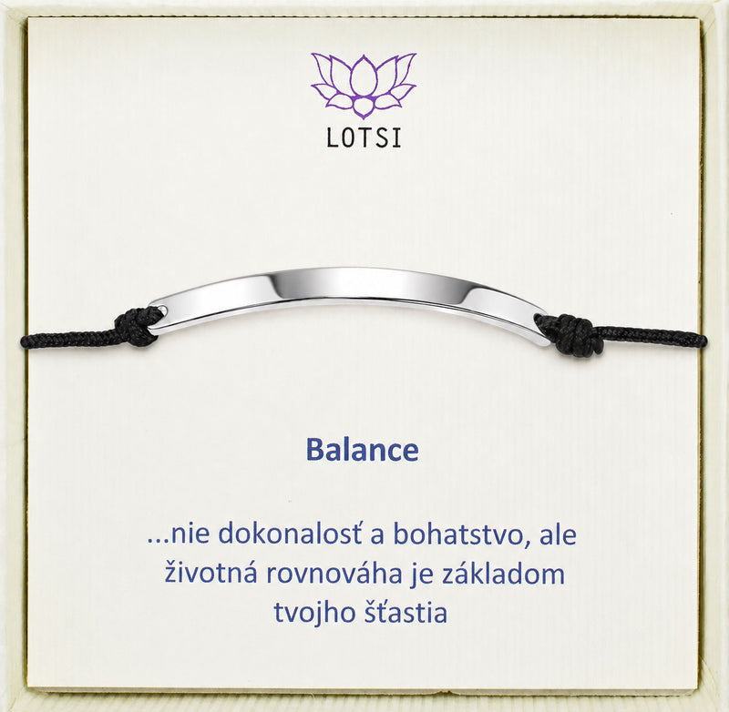 Silver Balance Bracelet
