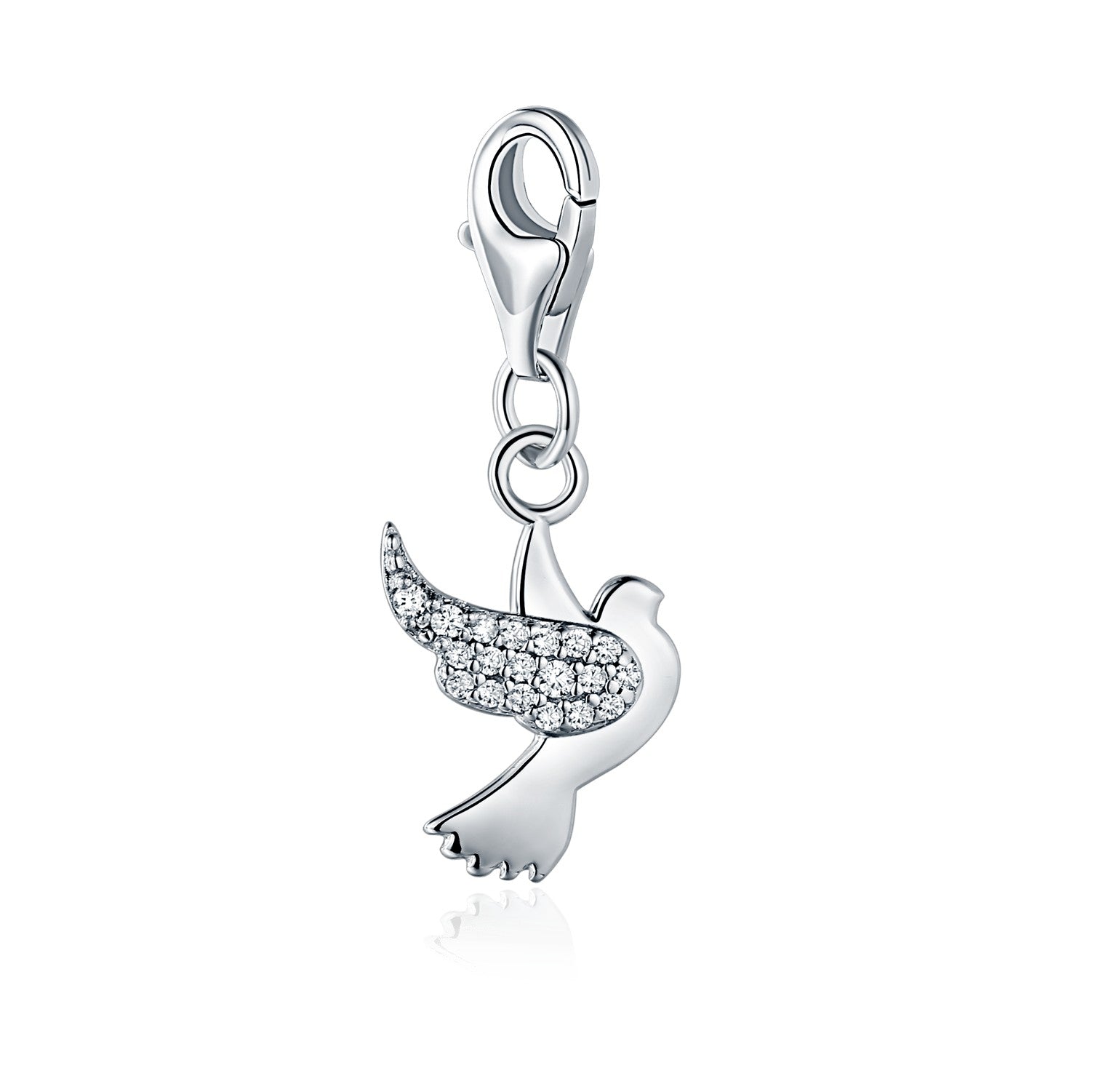 Silver bracelet pendant