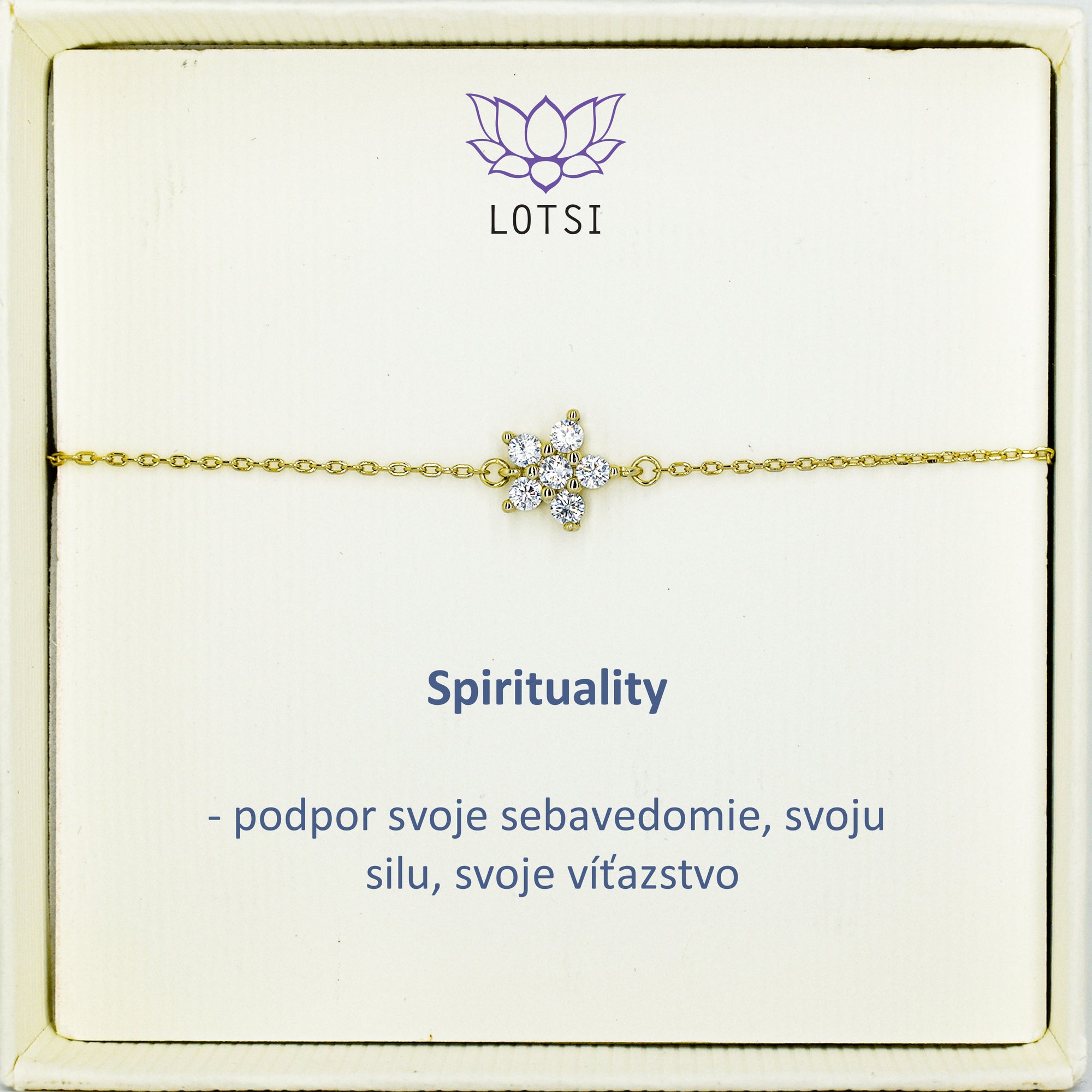 Strieborný náramok Spirituality