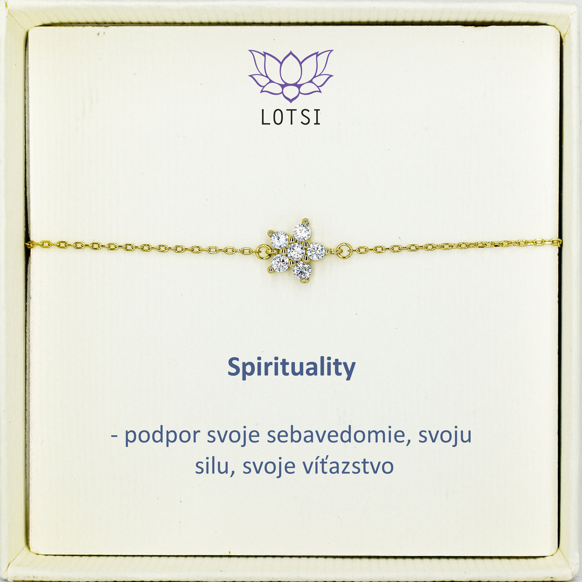 Strieborný náramok Spirituality