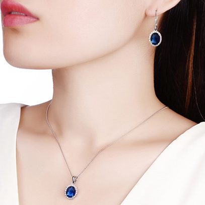 Silver earrings