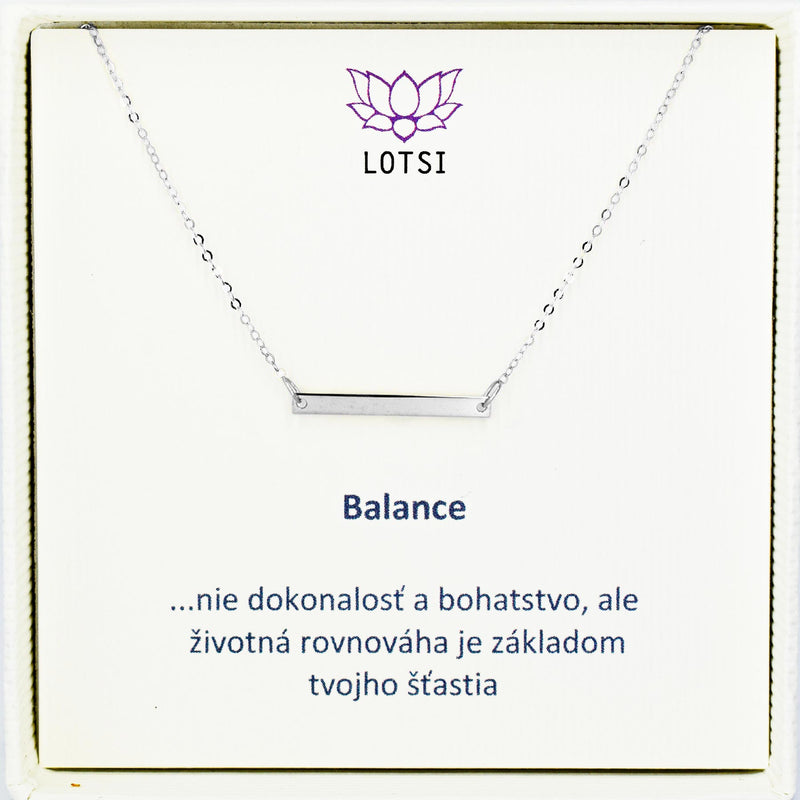 Balance gold chain
