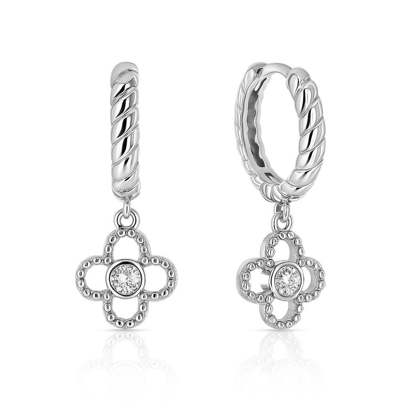 Silver earrings