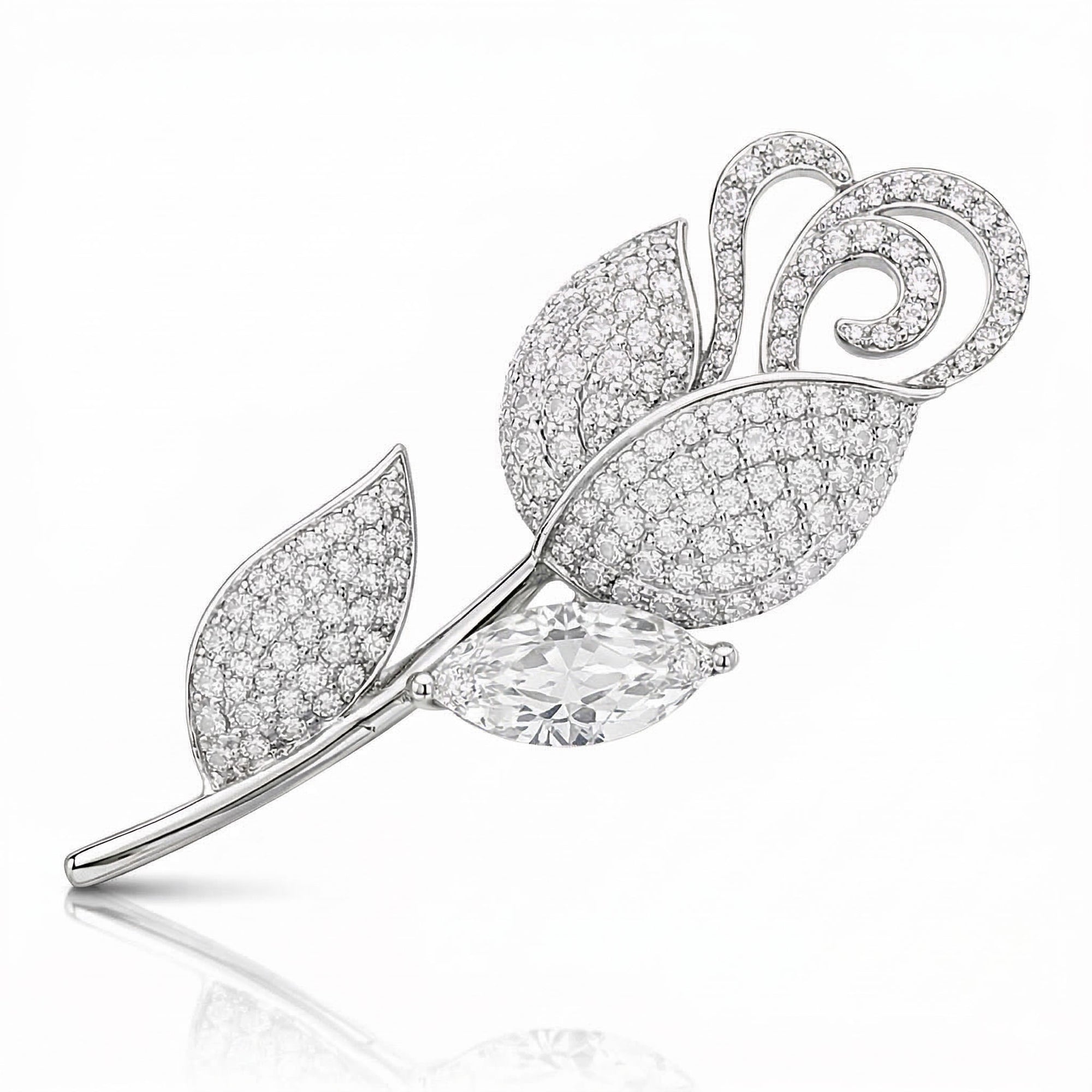 Silver pendant - brooch