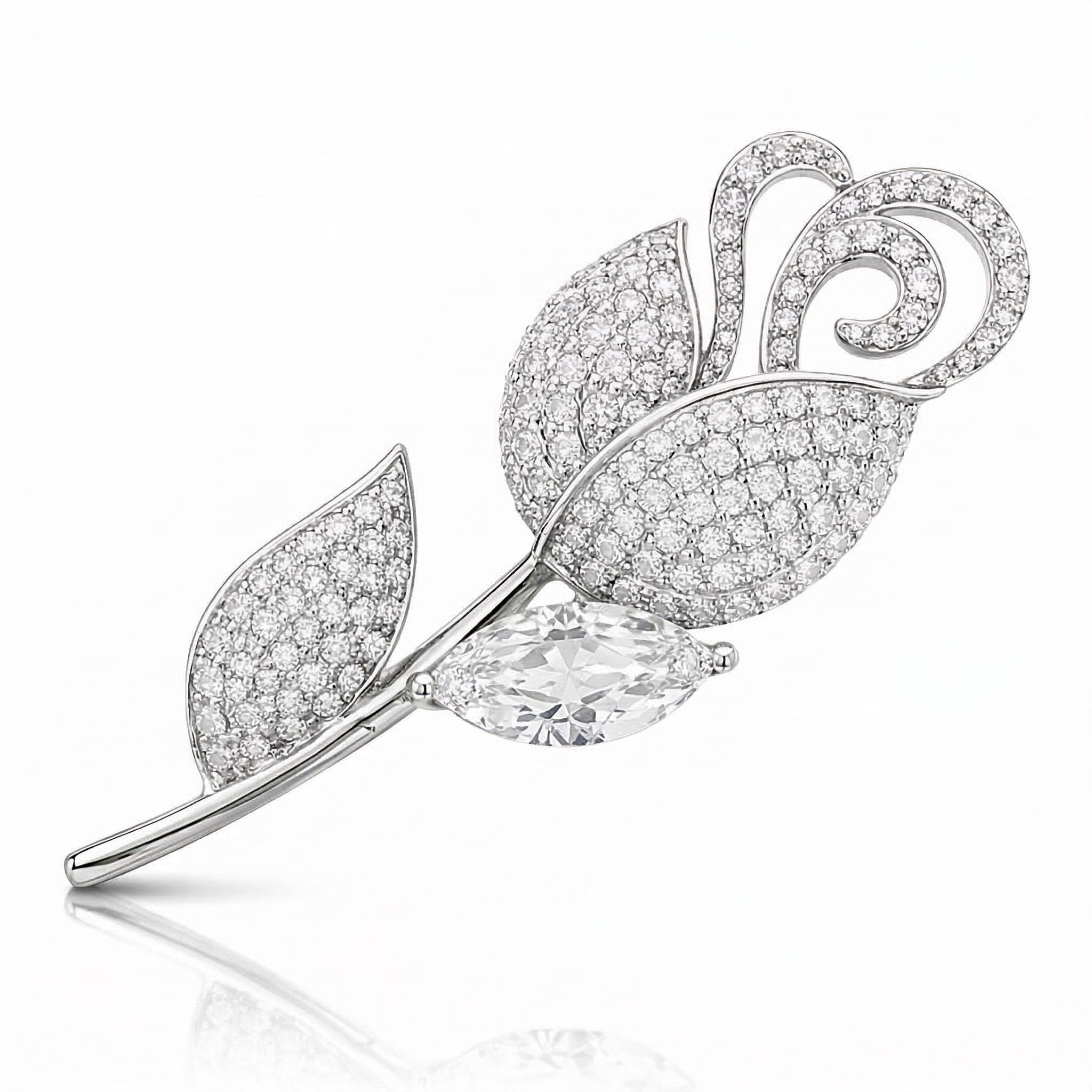 Silver pendant - brooch