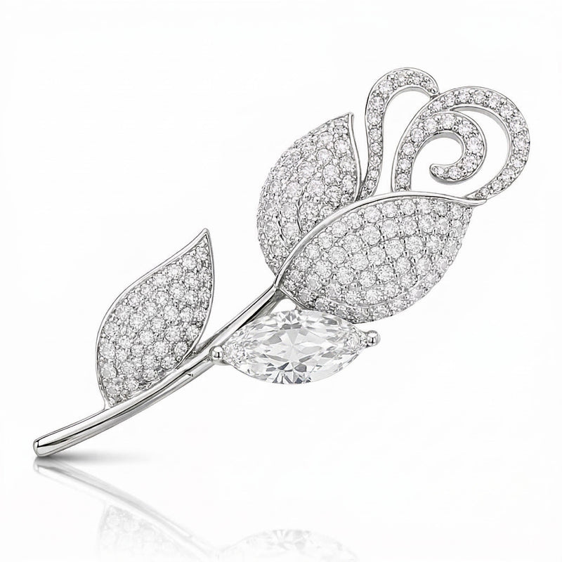 Silver pendant - brooch