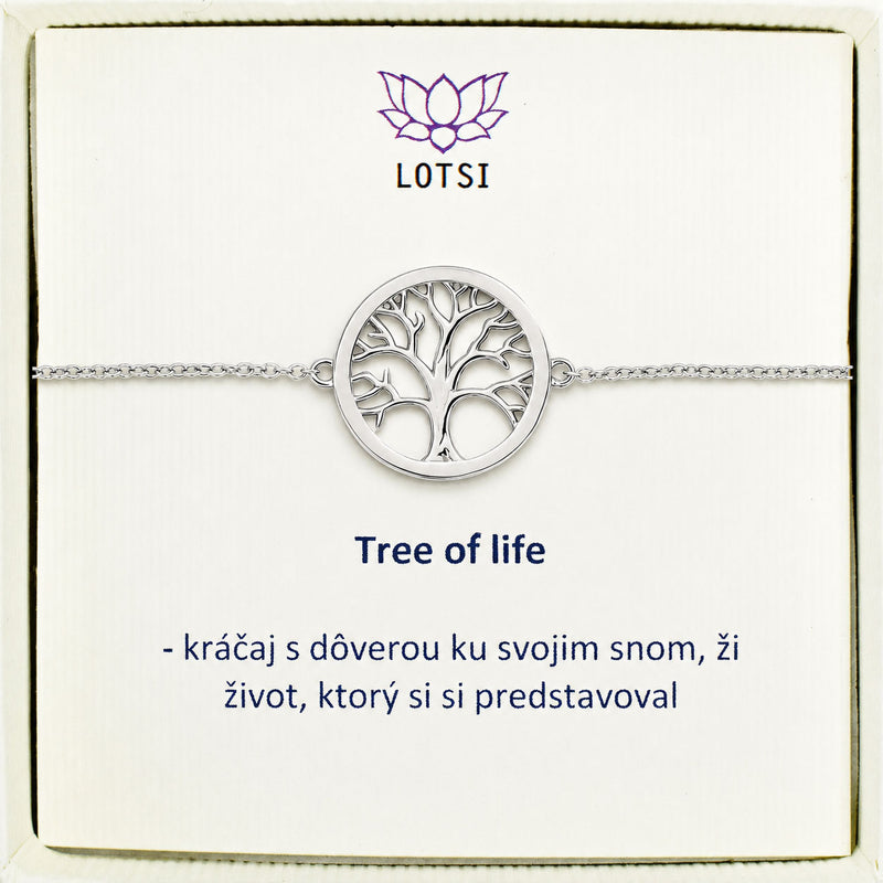 Silver bracelet Tree of life