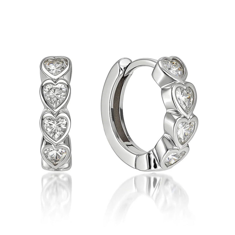 Silver earrings