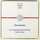 Silver bracelet Life moments