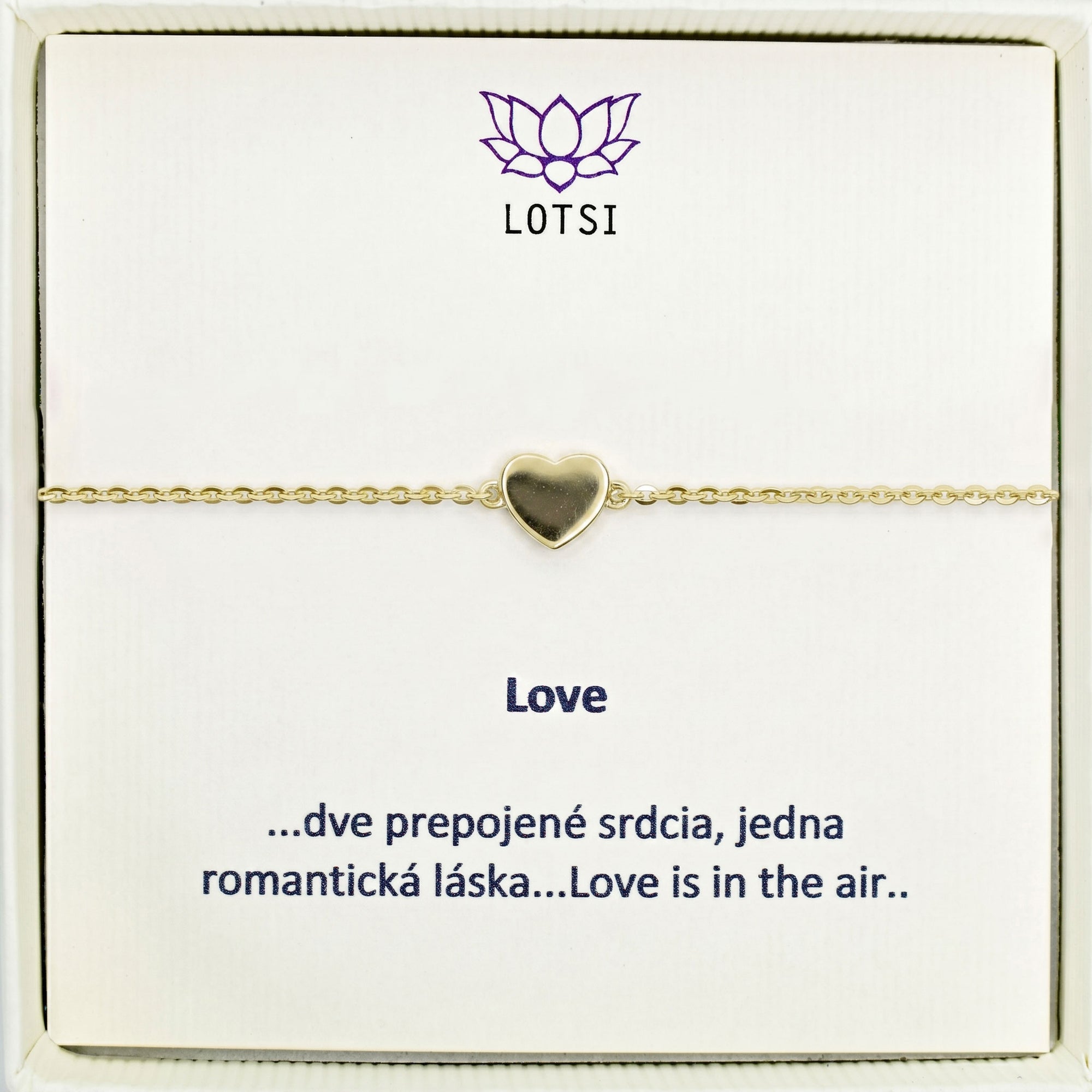 Silver bracelet Love