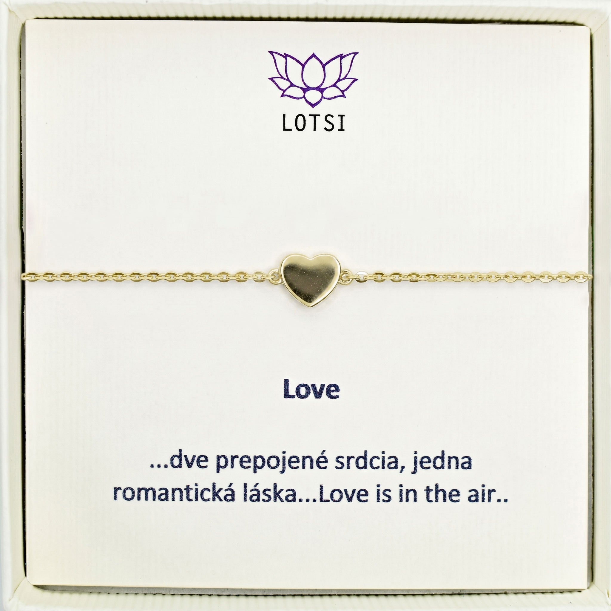Silver bracelet Love