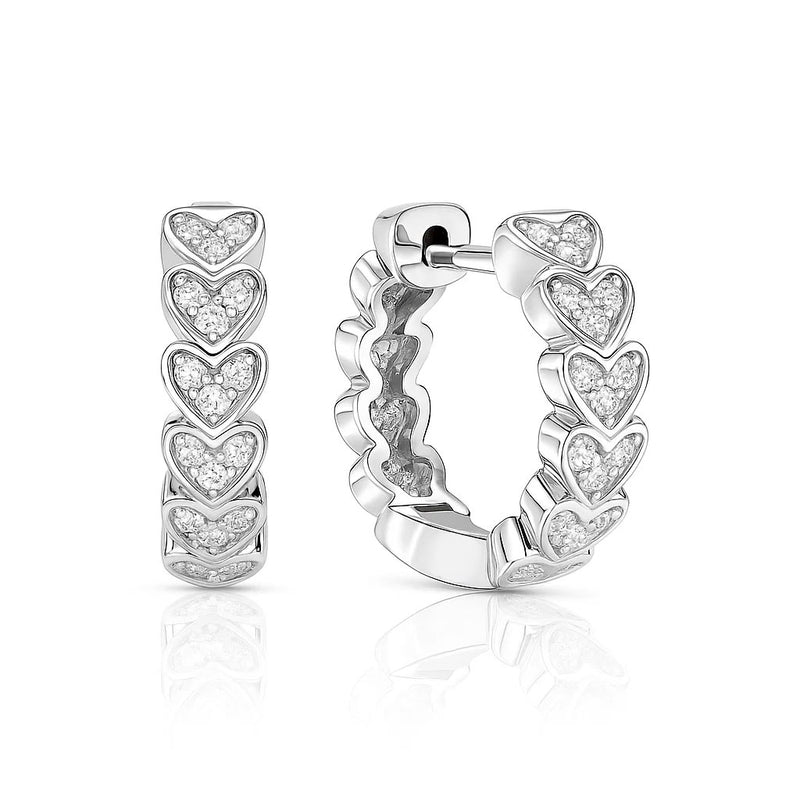 Silver earrings