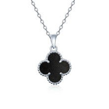 Silver pendant with semi-precious stone