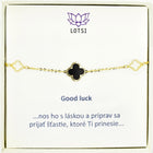 Good luck gold bracelet