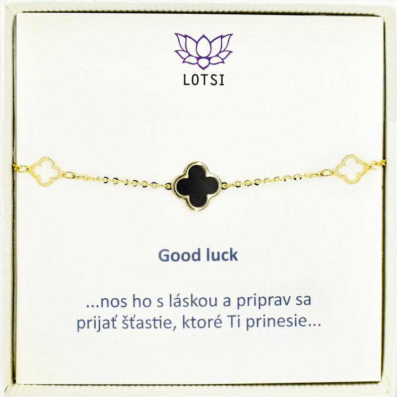 Good luck gold bracelet