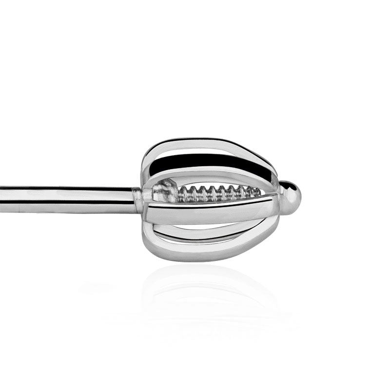 Gold screw earrings