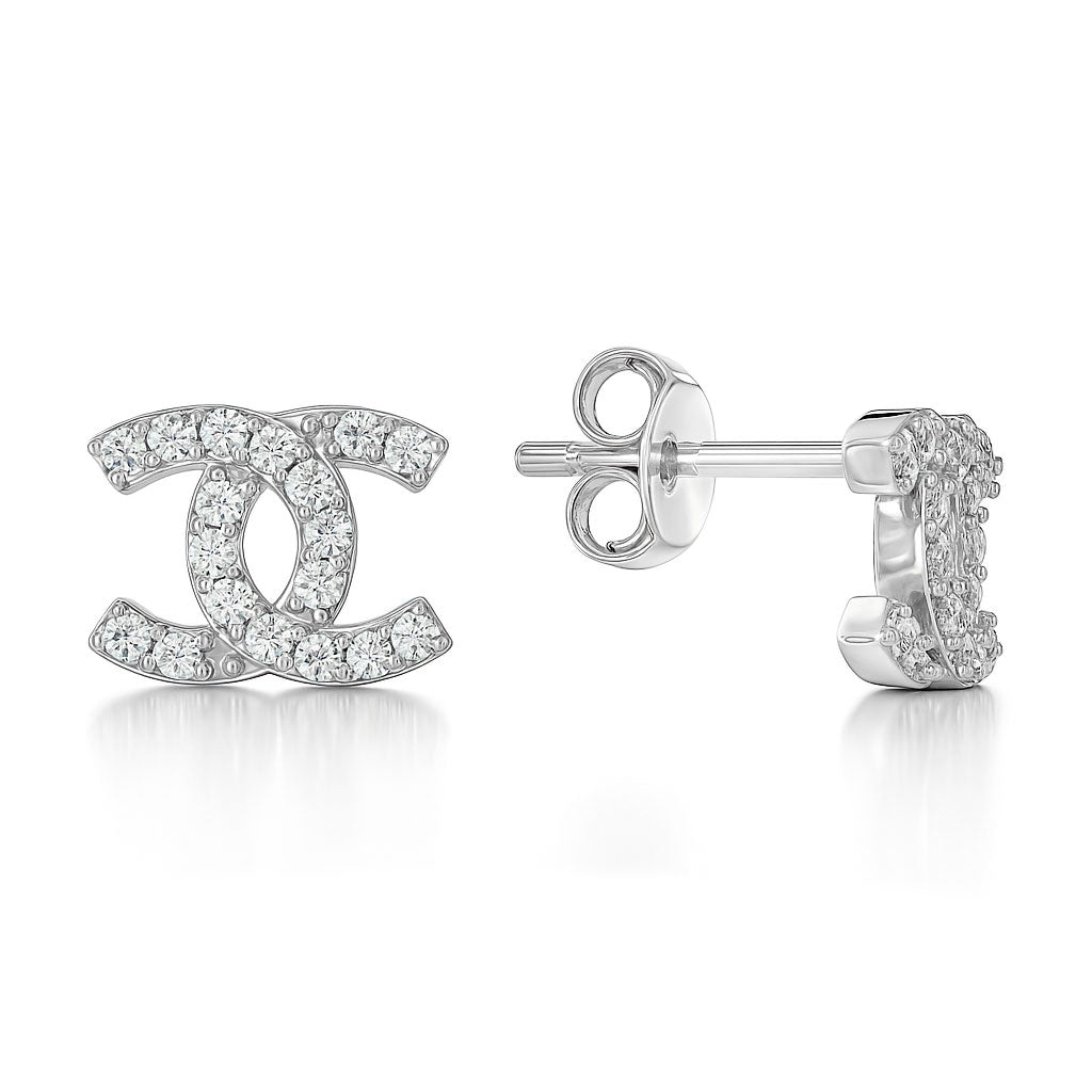Silver earrings