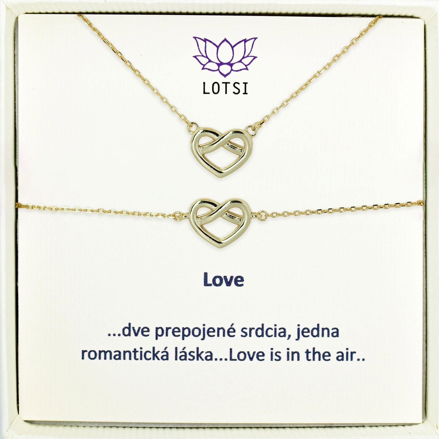 Silver set Love