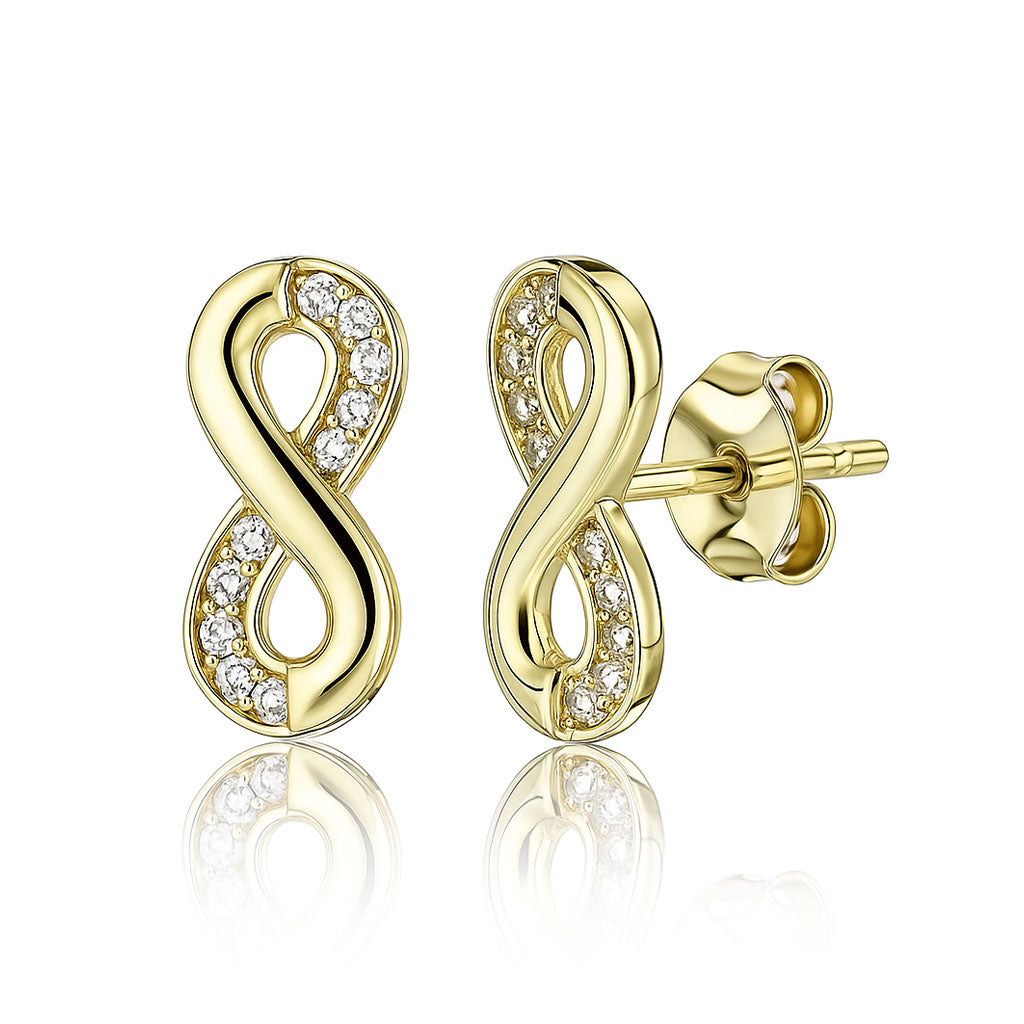 Gold earrings