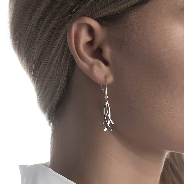 Gold earrings