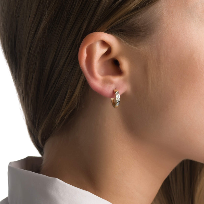 Goldohrringe