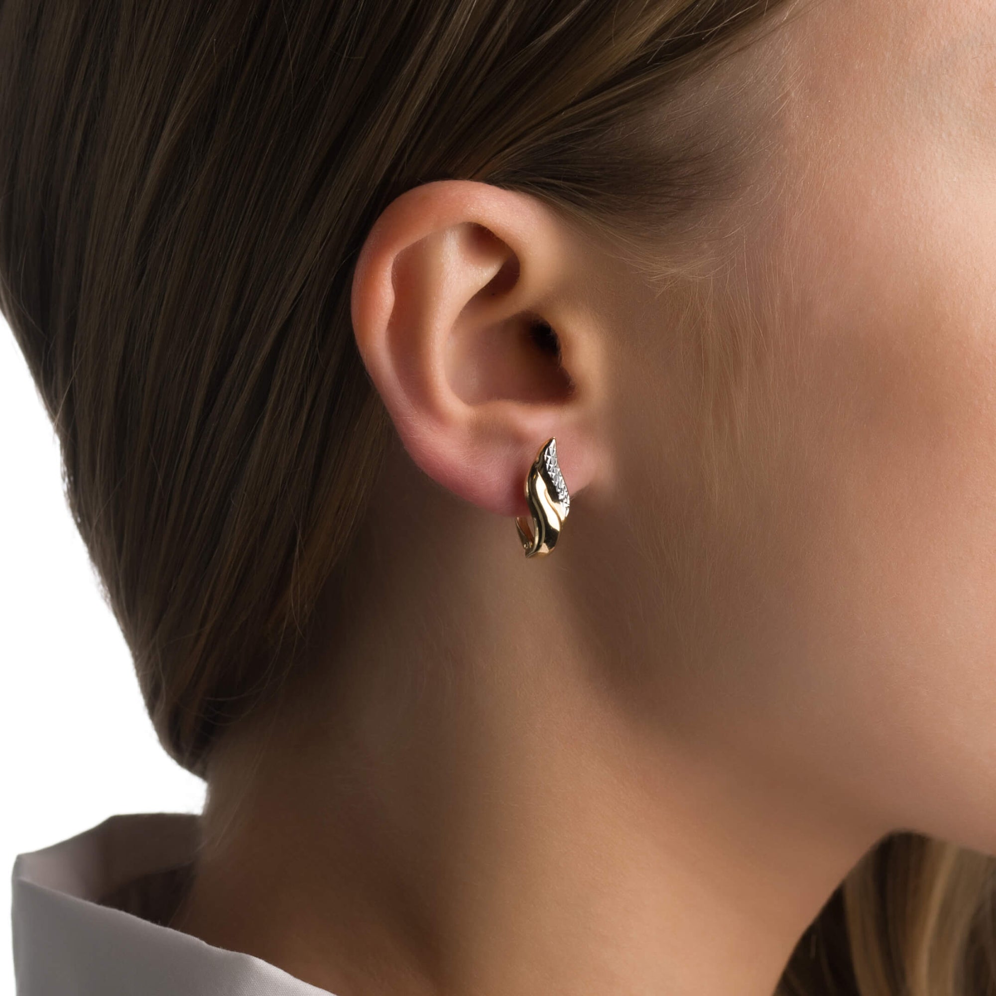 Gold earrings