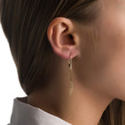 Gold earrings