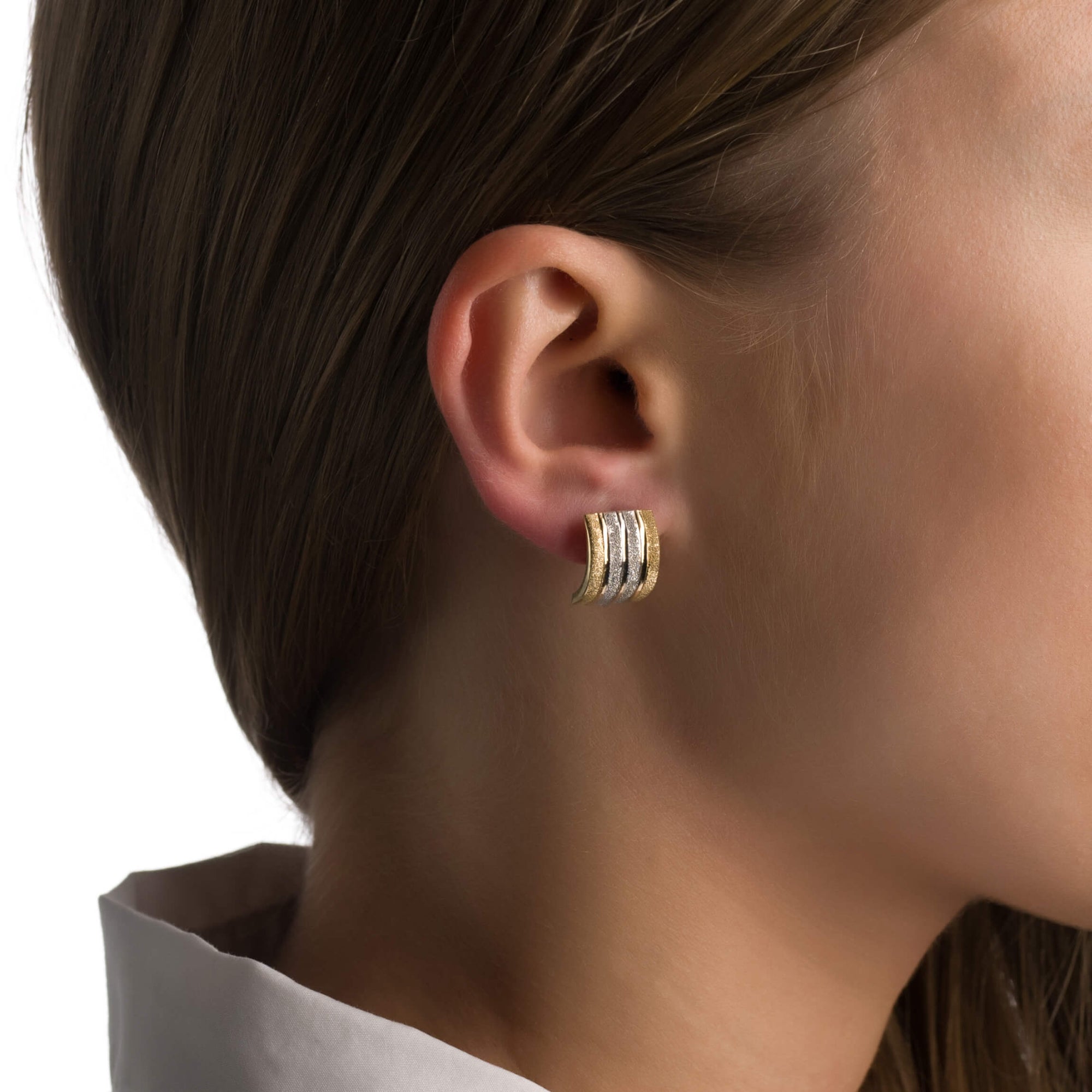 Gold earrings